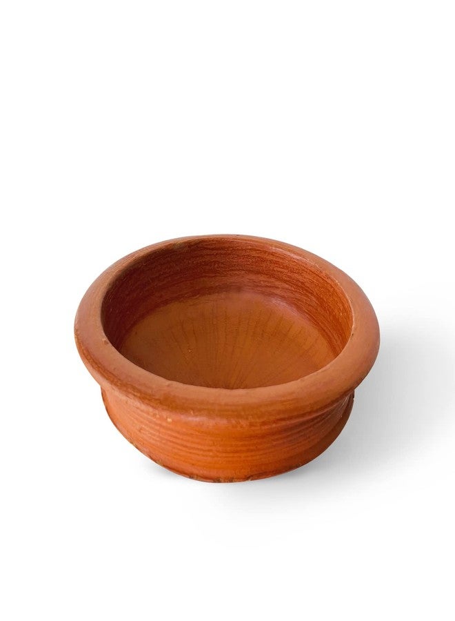 Kichera Pottery Earthen Kadai/Clay Pots for Cooking & Serving 2 Litre - Image 1